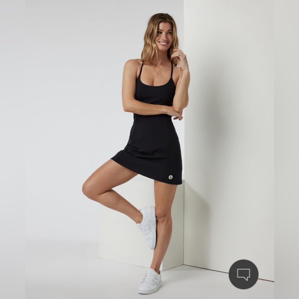 Vuori NWT One Shot Tennis Dress - black